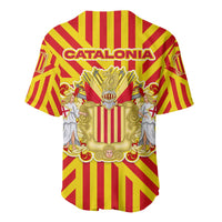 Catalonia Flag Baseball Jersey Autonomous Community of Spain - Wonder Print Shop