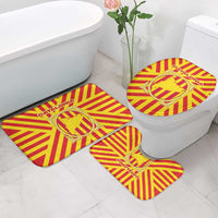 Catalonia Flag Bathroom Set Autonomous Community of Spain - Wonder Print Shop