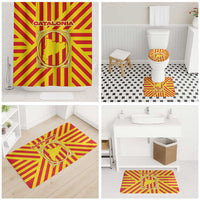 Catalonia Flag Bathroom Set Autonomous Community of Spain - Wonder Print Shop