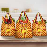 Catalonia Flag Grocery Bag Autonomous Community of Spain - Wonder Print Shop