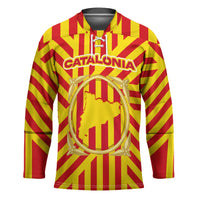 Catalonia Flag Hockey Jersey Autonomous Community of Spain - Wonder Print Shop