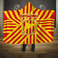Catalonia Flag Hooded Blanket Autonomous Community of Spain - Wonder Print Shop