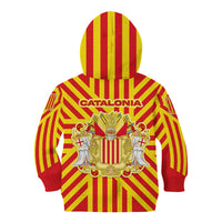 Catalonia Flag Kid Hoodie Autonomous Community of Spain - Wonder Print Shop
