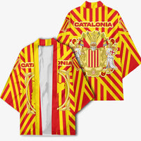 Catalonia Flag Kimono Autonomous Community of Spain - Wonder Print Shop