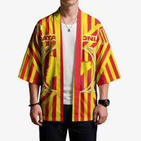 Catalonia Flag Kimono Autonomous Community of Spain - Wonder Print Shop