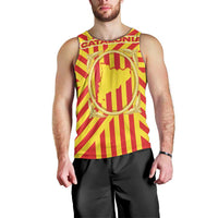 Catalonia Flag Men Tank Top Autonomous Community of Spain - Wonder Print Shop
