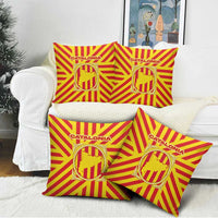 Catalonia Flag Pillow Cover Autonomous Community of Spain - Wonder Print Shop