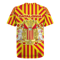 Catalonia Flag Rugby Jersey Autonomous Community of Spain - Wonder Print Shop