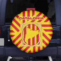 Catalonia Flag Spare Tire Cover Autonomous Community of Spain - Wonder Print Shop