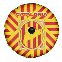 Catalonia Flag Spare Tire Cover Autonomous Community of Spain - Wonder Print Shop