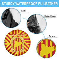 Catalonia Flag Spare Tire Cover Autonomous Community of Spain - Wonder Print Shop