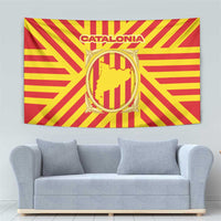 Catalonia Flag Tapestry Autonomous Community of Spain - Wonder Print Shop