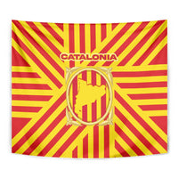 Catalonia Flag Tapestry Autonomous Community of Spain - Wonder Print Shop