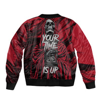 Skull Death Bomber Jacket Your Time - Wonder Print Shop
