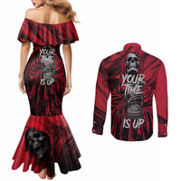 skull-death-couples-matching-mermaid-dress-and-long-sleeve-button-shirts-your-time