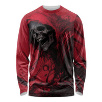 Skull Death Long Sleeve Shirt Your Time - Wonder Print Shop
