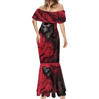 Skull Death Mermaid Dress Your Time - Wonder Print Shop
