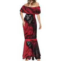 Skull Death Mermaid Dress Your Time - Wonder Print Shop
