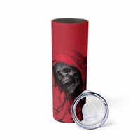 Skull Death Skinny Tumbler Your Time - Wonder Print Shop