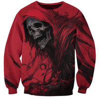 Skull Death Sweatshirt Your Time - Wonder Print Shop