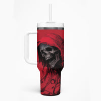 Skull Death Tumbler With Handle Your Time - Wonder Print Shop