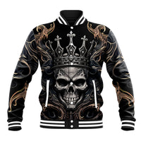 Skull Fantasy Baseball Jacket Who Needs Inner Demons When You Are The Demon - Wonder Print Shop