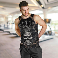 Skull Fantasy Men Tank Top Who Needs Inner Demons When You Are The Demon - Wonder Print Shop