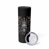 Skull Fantasy Skinny Tumbler Who Needs Inner Demons When You Are The Demon - Wonder Print Shop