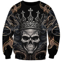 Skull Fantasy Sweatshirt Who Needs Inner Demons When You Are The Demon - Wonder Print Shop