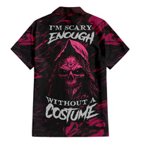 Death Skull Family Matching Mermaid Dress and Hawaiian Shirt I'm Scary Enough Without A Costume - Wonder Print Shop