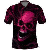 Death Skull Polo Shirt I'm Scary Enough Without A Costume - Wonder Print Shop