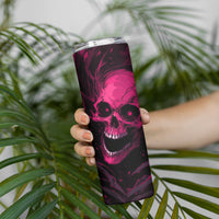 Death Skull Skinny Tumbler I'm Scary Enough Without A Costume - Wonder Print Shop