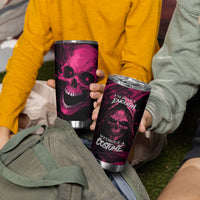 Death Skull Tumbler Cup I'm Scary Enough Without A Costume - Wonder Print Shop