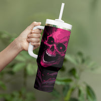 Death Skull Tumbler With Handle I'm Scary Enough Without A Costume - Wonder Print Shop