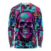 Skull Grafity Long Sleeve Shirt You Are Never Too Young To Dream Big - Wonder Print Shop