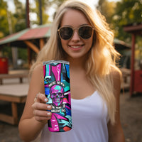 Skull Grafity Skinny Tumbler You Are Never Too Young To Dream Big - Wonder Print Shop