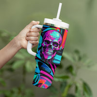Skull Grafity Tumbler With Handle You Are Never Too Young To Dream Big - Wonder Print Shop