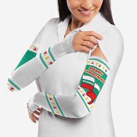 Bulgaria Christmas Arm Sleeves with Green-White Theme, Coat of Arms, and National Flag Motif - Wonder Print Shop