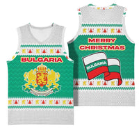 Bulgaria Christmas Basketball Jersey with Green-White Theme, Coat of Arms, and National Flag Motif - Wonder Print Shop