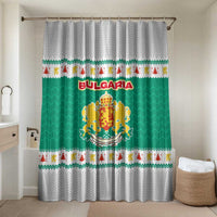 Bulgaria Christmas Bathroom Set with Green-White Theme, Coat of Arms, and National Flag Motif - Wonder Print Shop