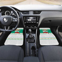 Bulgaria Christmas Car Mats with Green-White Theme, Coat of Arms, and National Flag Motif - Wonder Print Shop