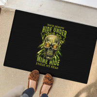 Your Demons Hide Under Your Bed Rubber Doormat - Wonder Print Shop