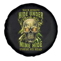 Your Demons Hide Under Your Bed Spare Tire Cover - Wonder Print Shop