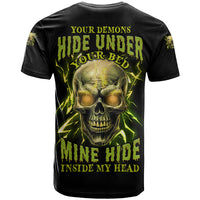 Your Demons Hide Under Your Bed T Shirt - Wonder Print Shop