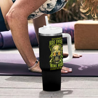 Your Demons Hide Under Your Bed Tumbler With Handle - Wonder Print Shop