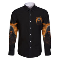 When I Was Born Reaper Fire Family Matching Off Shoulder Maxi Dress and Hawaiian Shirt - Wonder Print Shop