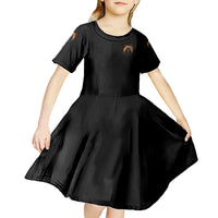 When I Was Born Reaper Fire Kid Short Sleeve Dress - Wonder Print Shop