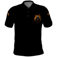 When I Was Born Reaper Fire Polo Shirt - Wonder Print Shop