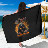 When I Was Born Reaper Fire Sarong - Wonder Print Shop