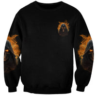 When I Was Born Reaper Fire Sweatshirt - Wonder Print Shop